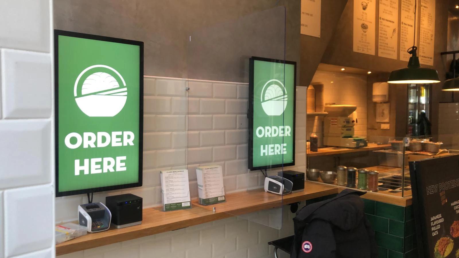 Jamezz kiosk at Sushito