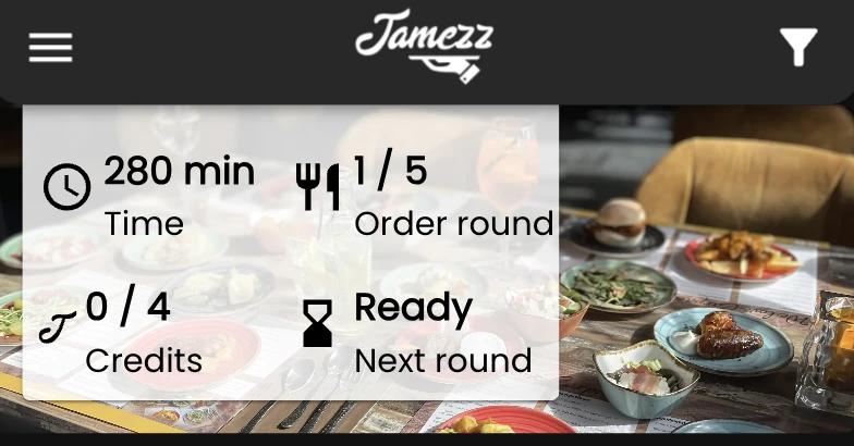 Jamezz QR ordering All You Can Eat formula - Digital AYCE system with course and timing control via smartphone