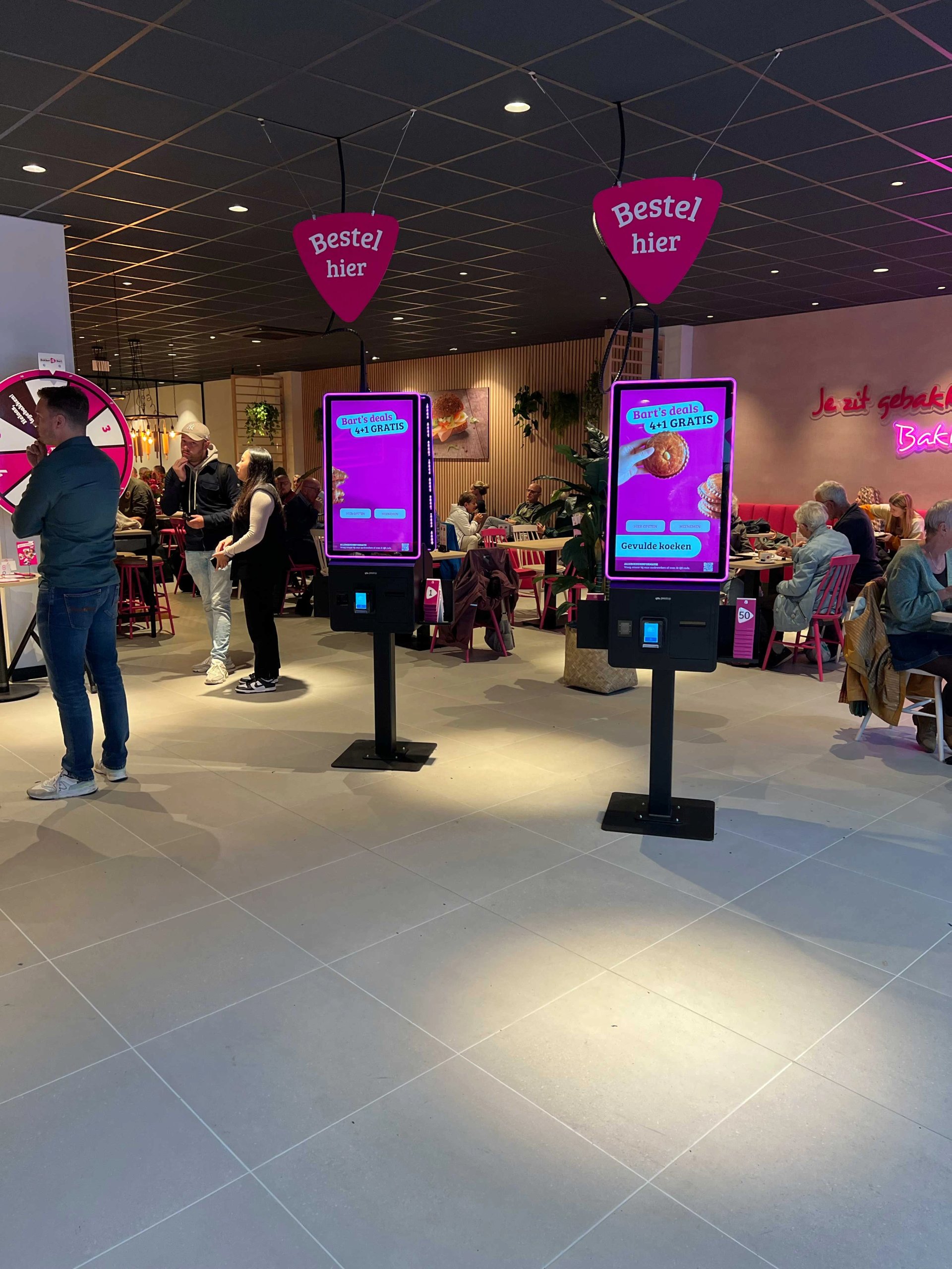 Bakker Bart kiosk - self-ordering system at bakery